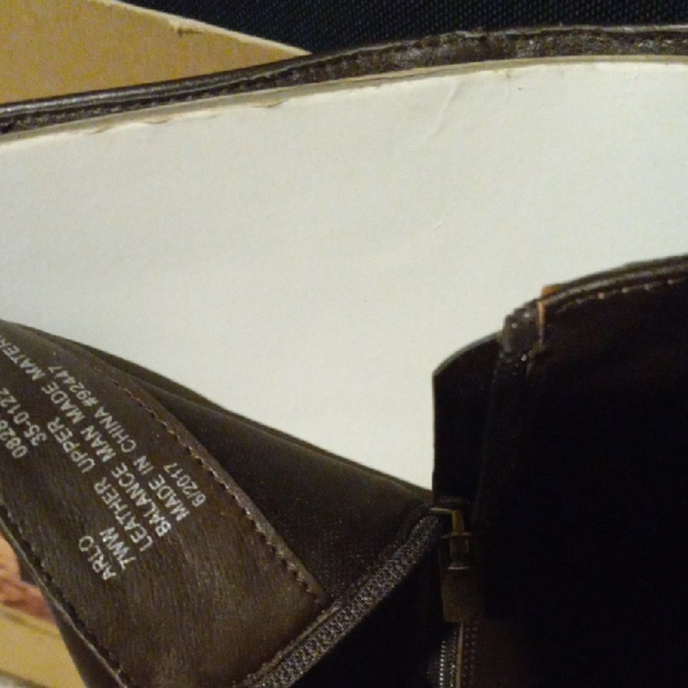 Comfortview Dark Brown Heeled Boots - Picture 5 of 6